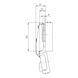 Concealed hinge, Nexis Impresso 100 With shallow cup depth for thin and profiled doors - HNGE-NEXIMP-52/5,5-CRN-(NI)-100DGR - 3