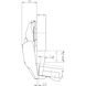 Concealed hinge, Nexis Impresso 170 - HNGE-NEXIMP-45/48-CRN-(NI)-170DGR - 4