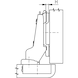 Concealed hinge, Nexis click-on 110 With shallow cup depth for thin and profiled doors - HNGE-NEXCLON-SCRON52/5,5-MID-110DGR - 3