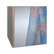 Conjunto de 2 dobradiças para porta de vidro, Nexis Mirro 128 - 9