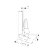 Concealed hinge, Nexis click-on 95/20 A - 2