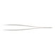 Precision gripping pincers straight tips, extra-narrow - 1