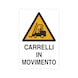 Carrello in movimento (con testo) - CART-ATT-CARREL-MOVIMENTO-ALU-200X300MM - 1