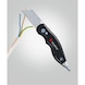 Trapezoidal blade knife With integrated, magnetic 1/4 inch bit holder and cable stripping tool - 5