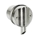 MS 5000 glass door lock With spring-loaded bar - 4