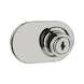 Stop plate For glass door locks - MS5000-STOPPLT-GLSDRLOK-ZD-(NP) - 3