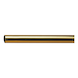 Cupboard rail, round With seamless brass coating - 1