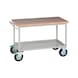 PRO wheeled workbench - WWB-PRO-MOB-RWB1-RAL7035 - 1