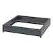 Fork lift-compatible base for system cabinet - LFTBSE-CAB-12.8-RAL7016 - 1