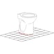 Professional free-standing WC noise protection plate - 2