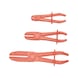 Hose pinch-off pliers set For flexible hoses and lines without metal fabric - PLRS-SET-LOCKINGPLRS-3PCS - 1