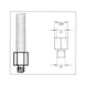 Raccord réducteur, fil. métrique/impérial - REDRNPL-(ZN)-(M12-ET)/(M10-IT) - 2