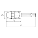 1/4-inch bit drill holder - HOLD-BIT-QCCHUK-1/4IN-L60MM - 2