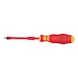 Retaining screwdriver, flat slotted