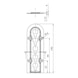 Variable bed fitting four adjustment options - FITT-BED-VARIABLE-4MM - 2