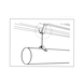 Fissaggio a trapezio Con dado zigrinato per la regolazione dell'altezza - 3