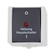 AP damp-room heating emergency stop switch Off/2-pin - SWTCH-SM-HEATINGEMERGENCY-OUT-2PIN-GREY - 1