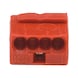 Wago Micro push-wire connector, screwless - MICROSKTTRML-RED-4X(0,6-0,8MM) - 1
