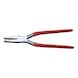 Flat nose pliers burnished