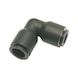 Plastic angle connector - QCKPLGCON-(ANGL-CON)-PLA-D6MM - 1