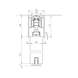 Zimmerschiebetürbeschlag-Set SCHIMOS 120-HS-DR, MB für die Deckenmontage bei Holztüren - 2