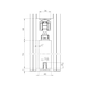 Zimmerschiebetürbeschlag-Set SCHIMOS 120-HS für die Deckenmontage bei Holztüren - 3