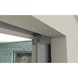 Kit de quincaillerie pour porte coulissante intérieure SCHIMOS 80-GN Pour pose au plafond des portes en verre - 3