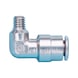 Angle screw-in connector, insertable For central lubrication units - FITT-CLS-(SCREWIN-FITT)-ANGL-PLG-D4-M8X1 - 1