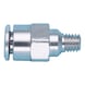 Straight screw-in connector, insertable For central lubrication units - 1