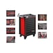 System workshop trolley Pro 8.4, equipped - WRKSHPTRLY-PRO-8.4-8DRWR-EQUIP-MB-R3020 - 1