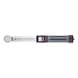 3/8 inch torque wrench with push-through ratchet - 1