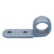 Tarpaulin hook, closed - HOK-TARPA-CLOSE-PLA-SILVER-62X20MM - 1