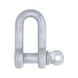 Shackle straight WN82101 steel zn/hdg - SHKL-WN82101-A-(TZN)-12T-PIN52 - 1