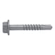 Drilling screw, hexagon head with flange, inch - SCR-SDM-HWF-WS5/16-(CL4)-10G_16X16 - 1