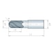 HSC ball nose end mill long, two cutting edges - 2