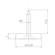 Möbel-Nagelgleiter Basis-Modul - 2
