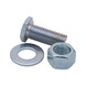 AS 4600 steel 4.8 zinc plated with nut and washer - 2