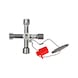 Universal switch cabinet key 10in1 with chain - 1