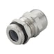 Brass, metric, EMC cable gland in accordance with EN 60423/EN 62444 - CBLGLND-BRS-(E2J)-EMC-WS17-M16X1,5 - 1