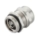 Brass, metric, EMC cable gland in accordance with EN 60423 with contact spring - 1