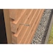 Vis à bois pour façade en bois ASSY<SUP>®</SUP>plus 4 A4 P CSMR60 inox A4 non allié, filetage partiel avec tête fraisée 60° à filetage partiel - 9
