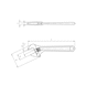 Nastaviteľný jednostranný vidlicový kľúč - KLUC VIDLICOVY NASTAVITELNY - 2