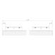 Zimmerschiebetürbeschlag-Set ABILIT 120-H für die Decken- und Wandmontage bei Holztüren - 4
