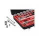 Socket wrench set 1/4 inch and 1/2 inch 59 pieces - limited edition - 2