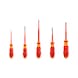 VDE screwdriver set slotted/PH 5 pieces
