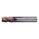 HPC+ end mill Turbo-Cut-Allround DIN 6527K, four blade, variable helix, short - 1