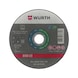 Cutting disc for stainless steel - CUTDISC-GREEN-A2-SR-TH1,0-BR16,0-D105MM - 1