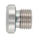 Stainless steel 1.4571 w/ seal. ring FKM imperial - PLG-THR-HS10-1.4571-G1/2-WD - 1