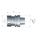 Collet chuck HSK-F 63 CNC with hollow shank taper - COLLETCHUK-CNC-HSK63F-F.ER40 - 2