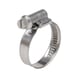 Hose clamp A4 with asymmetrical lock made entirely of stainless steel - 1